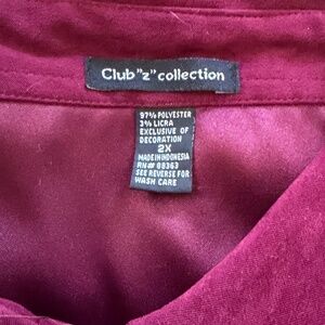 Button up plus size shirt